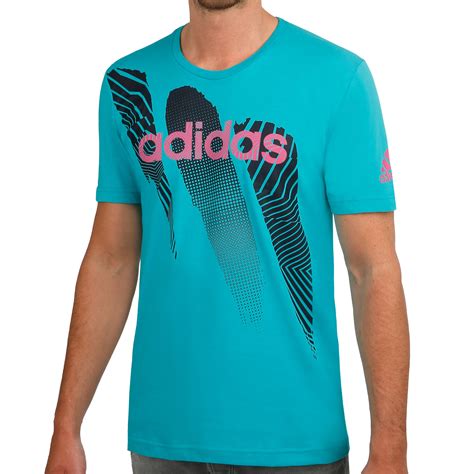 adidas t shirt herren türkis|Fitness.